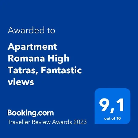 Lejlighed Romana High Tatras-fantastic Views-washer *
